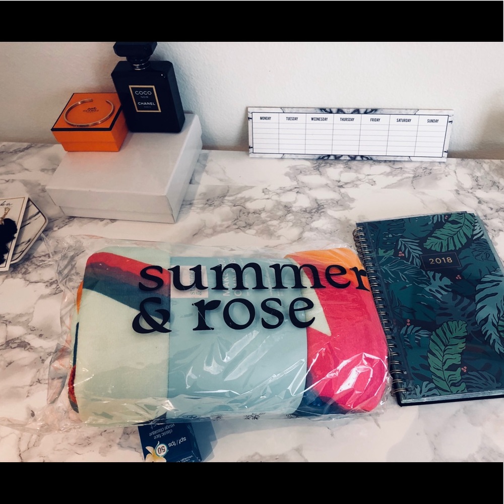 Summer & Rose palm beach towel fab fit fun coola